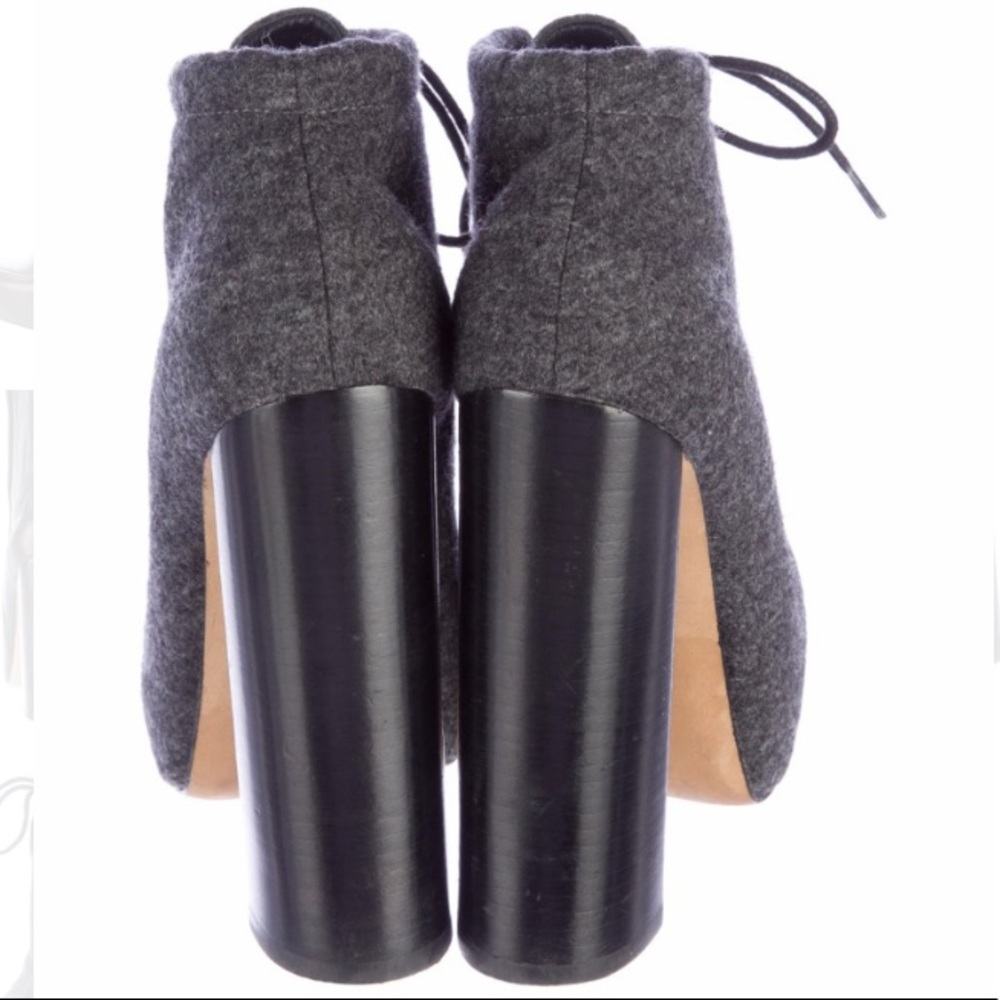 Alexander Wang Wool Platform Booties - image 4